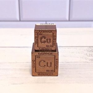 NWT Set of 2 copper cubes 10oz and 5oz